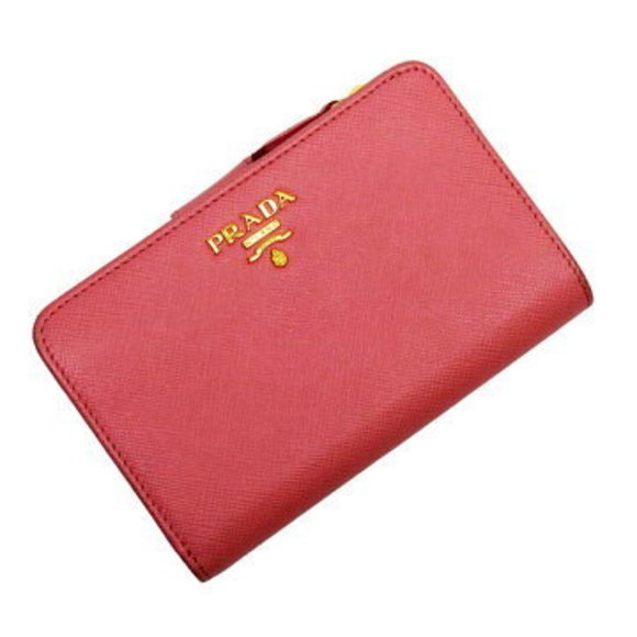 Prada Wallet pink Saffiano leather - Picture 1 of 3